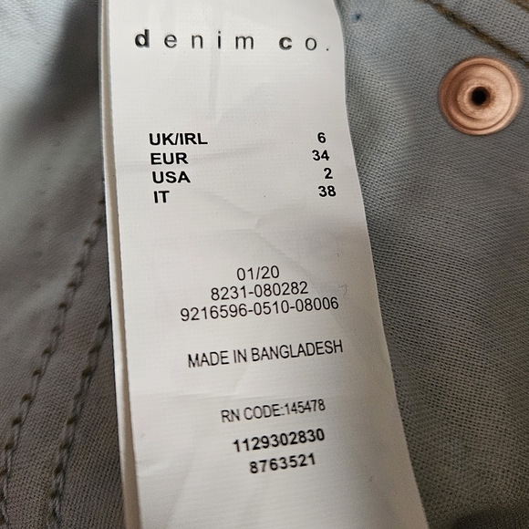 Primark Blue Distressed Jean Shorts - Picture 6 of 7